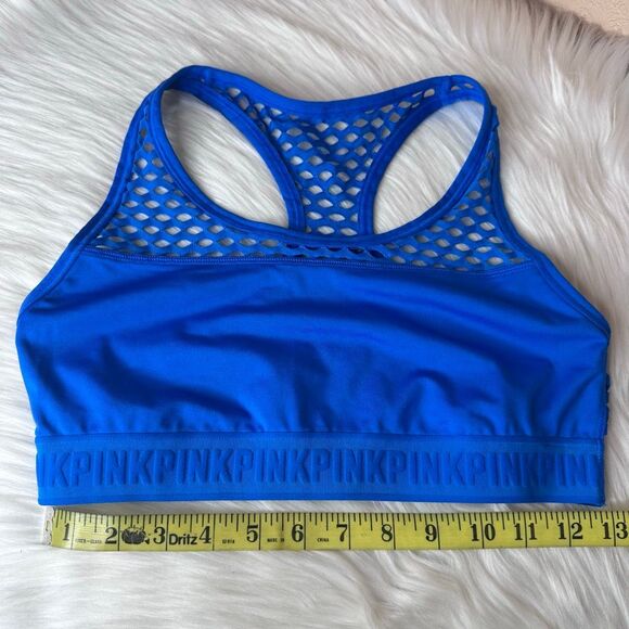 PINK Victoria's Secret ULTIMATE Unlined Mesh Racerback Sports Bra Bralette Size - Picture 7 of 9